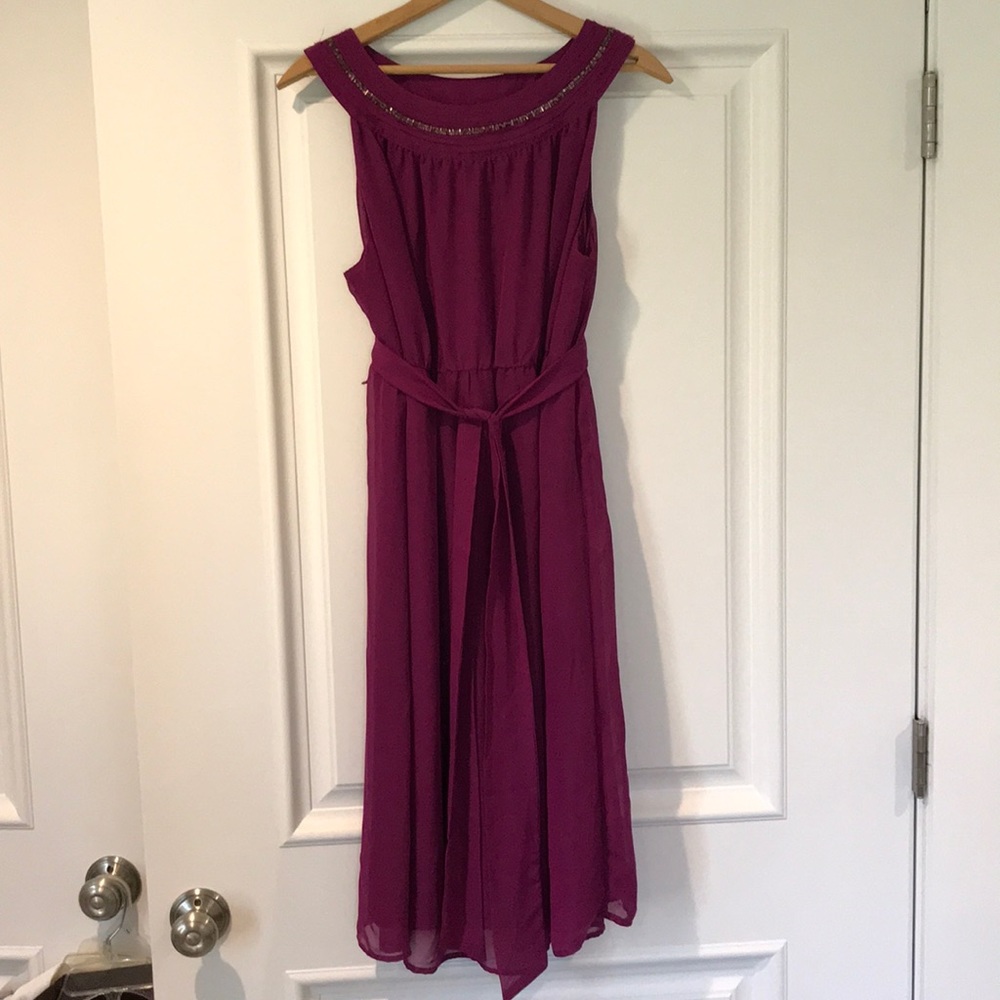 price drop!! Maternity dress with beaded neckline